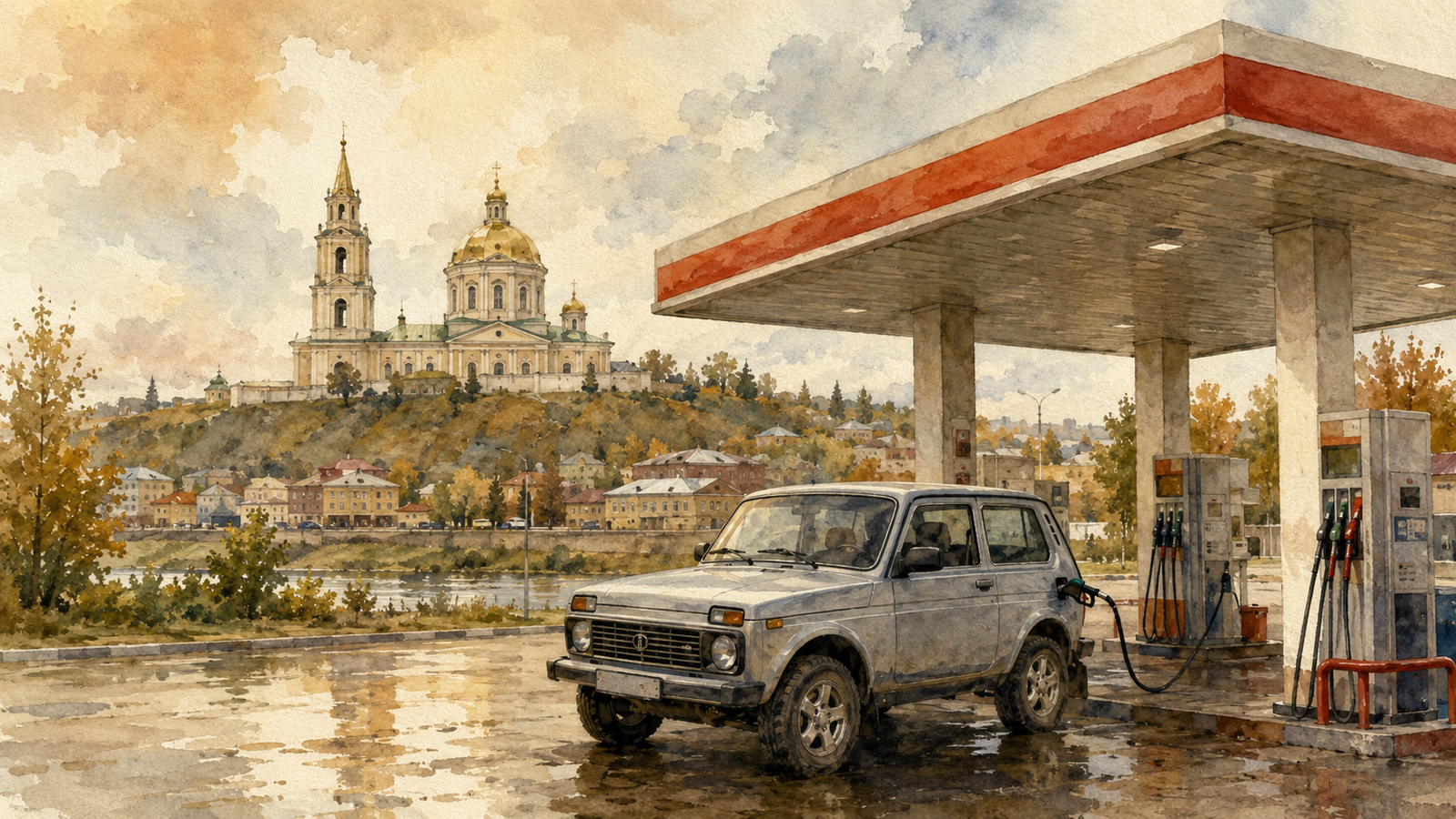 Карта заправок Бакале с наличием топлива