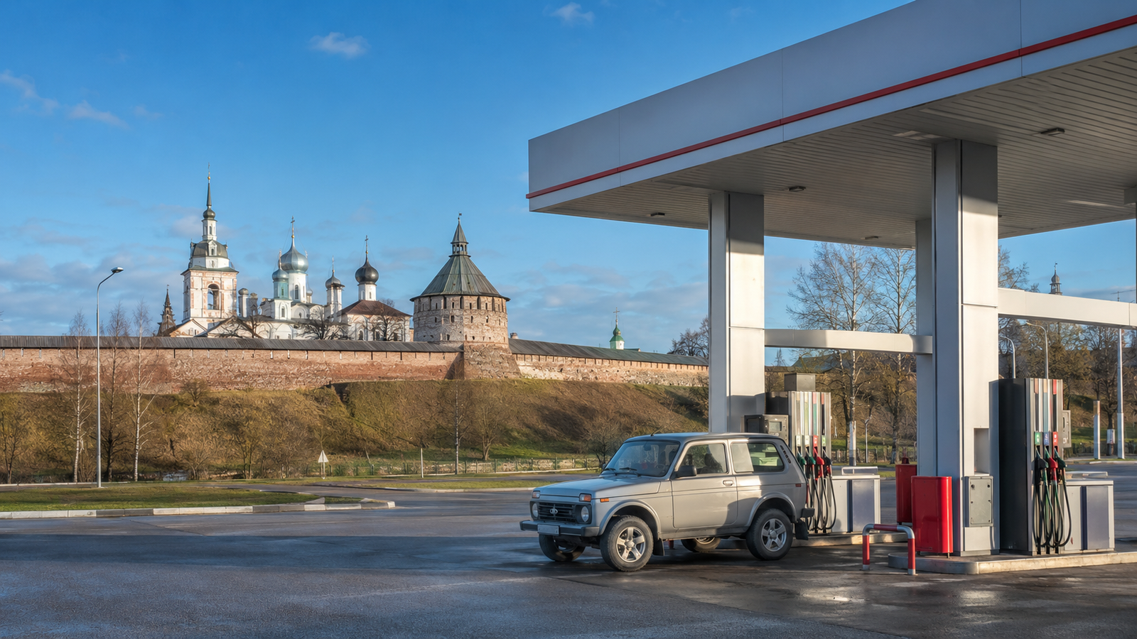 Карта заправок Белозерске с наличием топлива