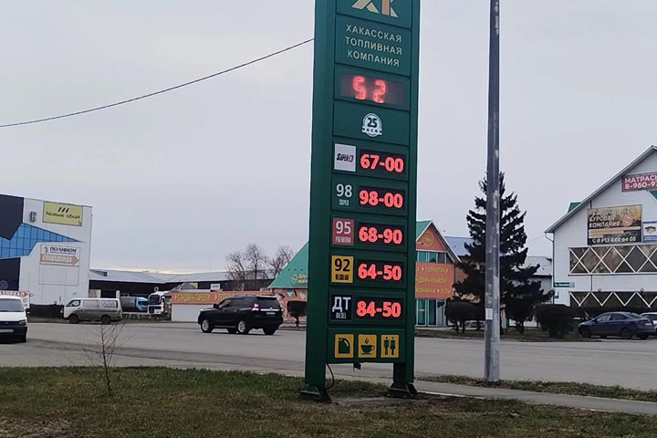 На частных АЗС в Хакасии заметно снизились ценники