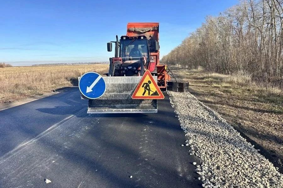 В Чувашии ремонт 9 км участка дороги завершают досрочно