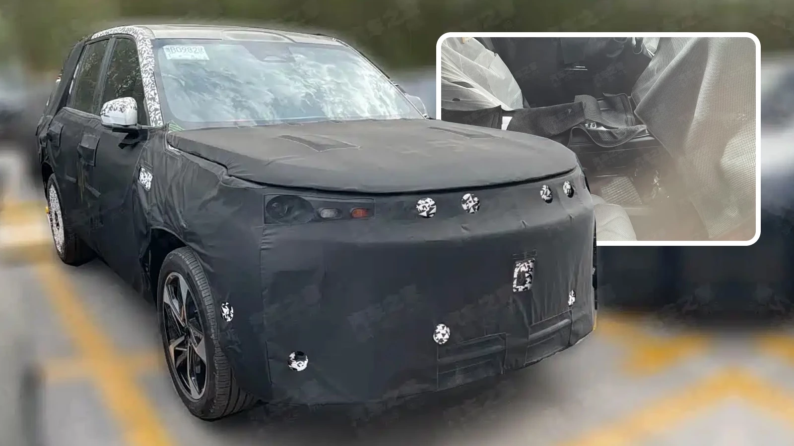 Старший брат» EX5 EM-i. Новый кроссовер Geely заметили в Китае — Китайские автомобили