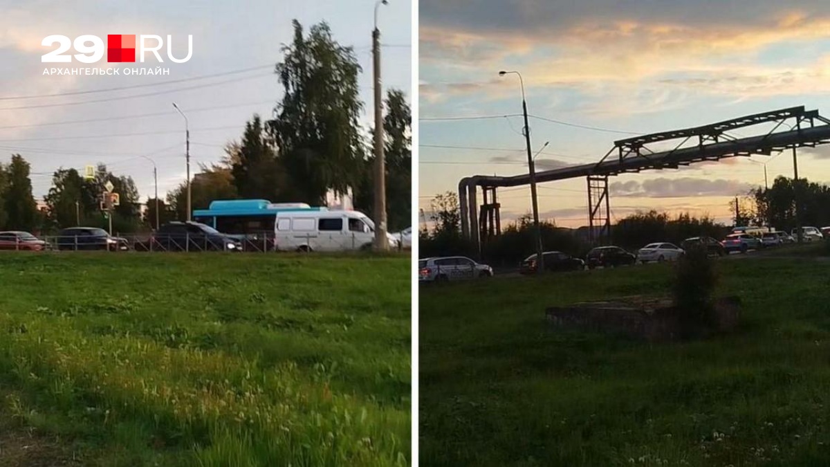 В Архангельске собралась длинная очередь за бензином: видео с Ленинградского — 29.ru