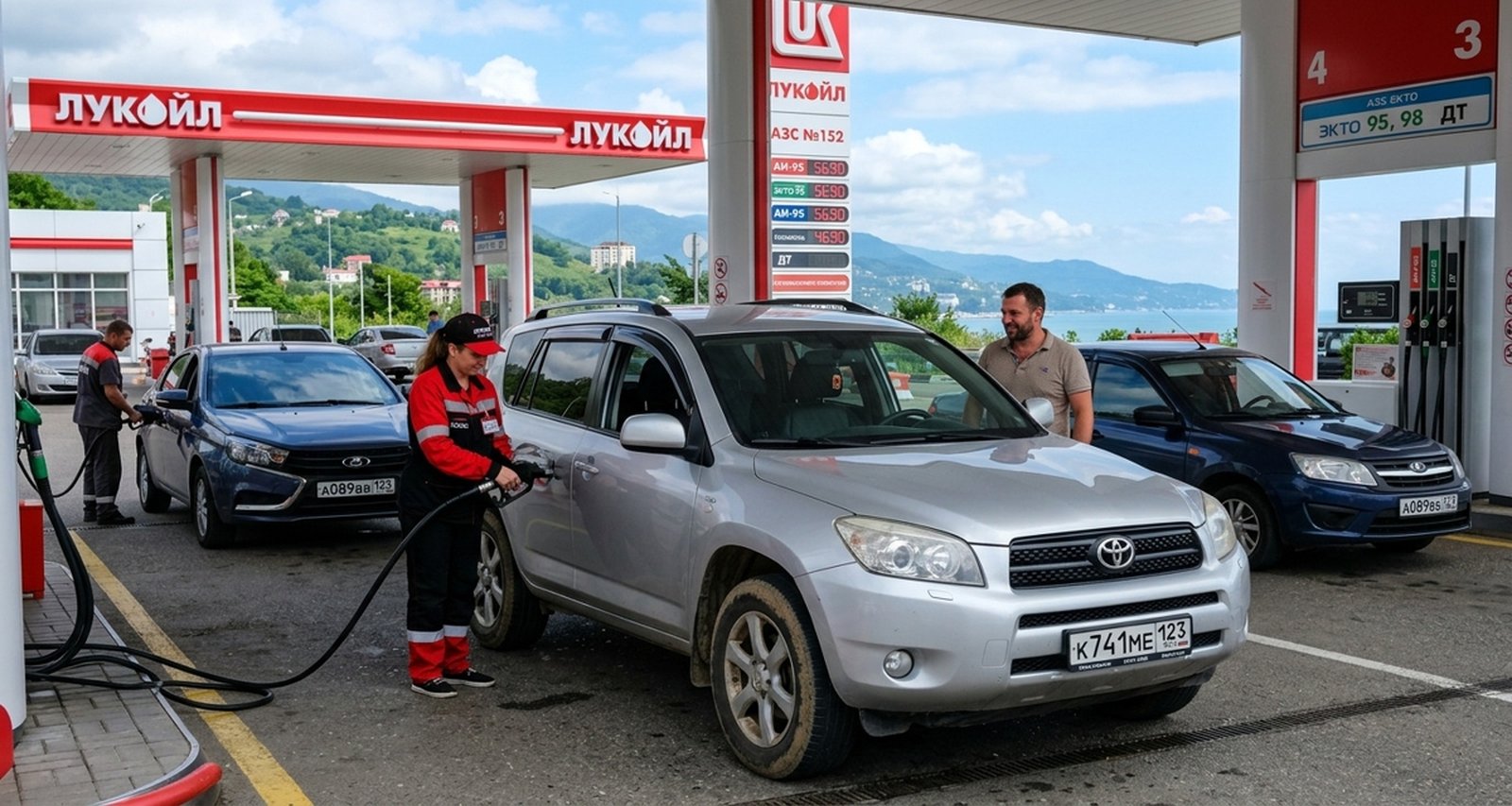 Бензин в Сочи и на трассе М‑4: АЗС работают, на магистрали - переменчивая доступность топлива - ситуация на 27 августа — Tourprom