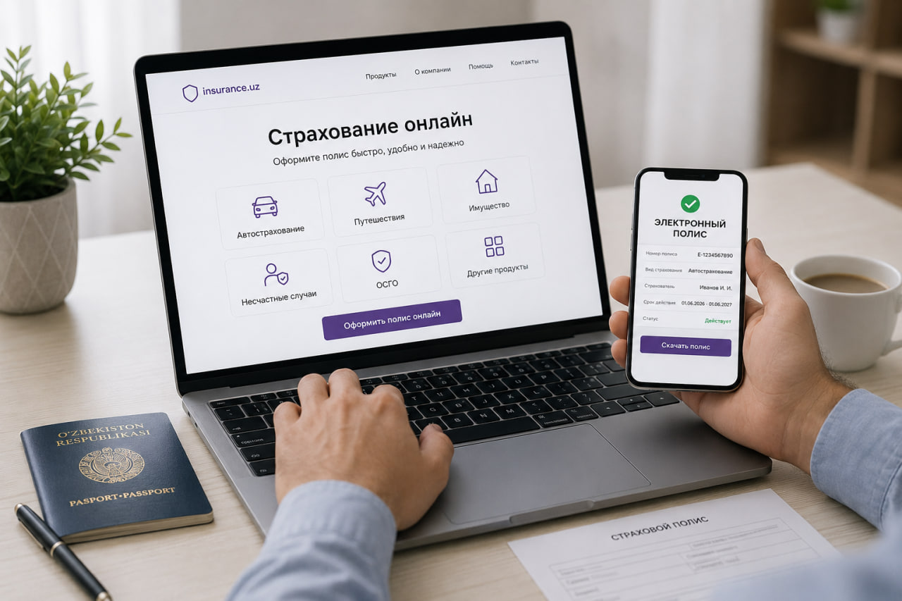 Как оформить страховой полис онлайн в Узбекистане — yuz.uz