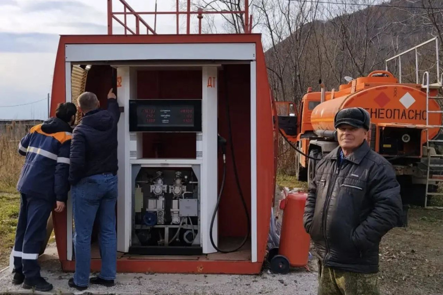 Автозаправочную станцию открыли в селе Бошняково — Citysakh