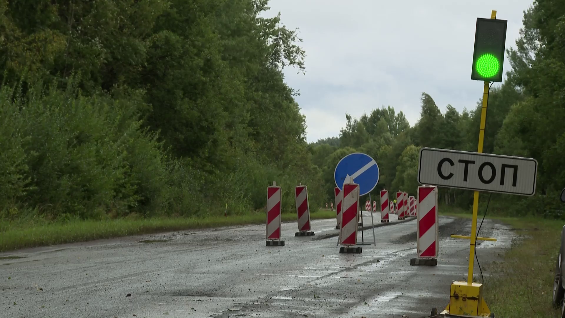 В Пестовском округе начался ремонт участка трассы А-122 — Новгородское областное телевидение