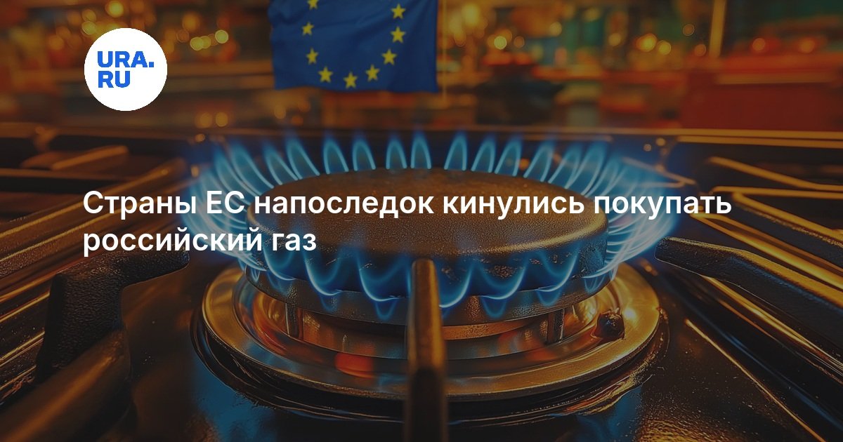 Страны ЕС напоследок кинулись покупать российский газ — URA.RU