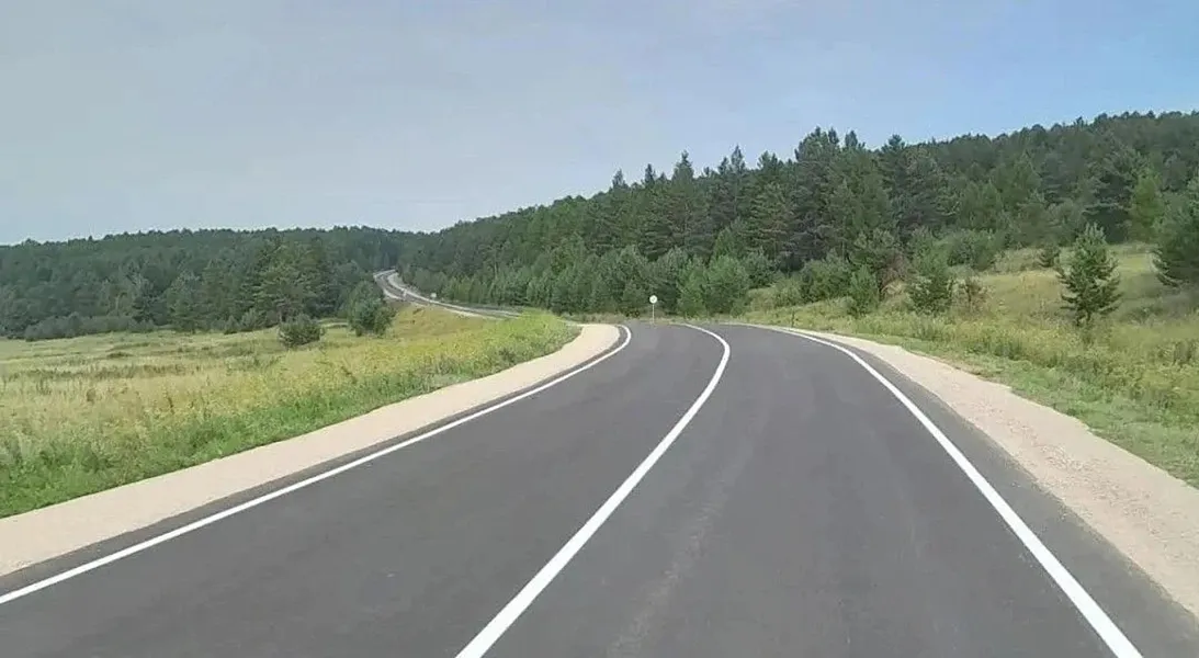 В Приангарье обновили участок дороги Залари — Национальные проекты России