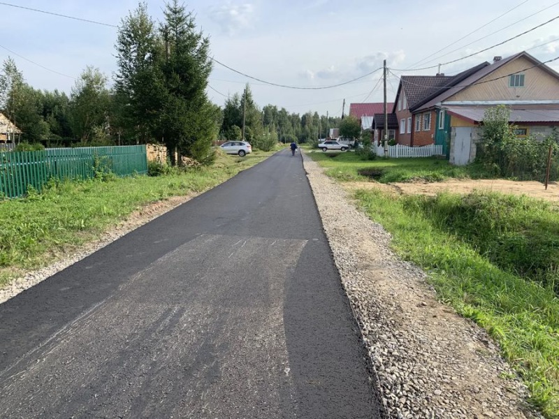 В поселке Ибреси завершено асфальтирование дороги по улице Николаева — Чебоксары.ру