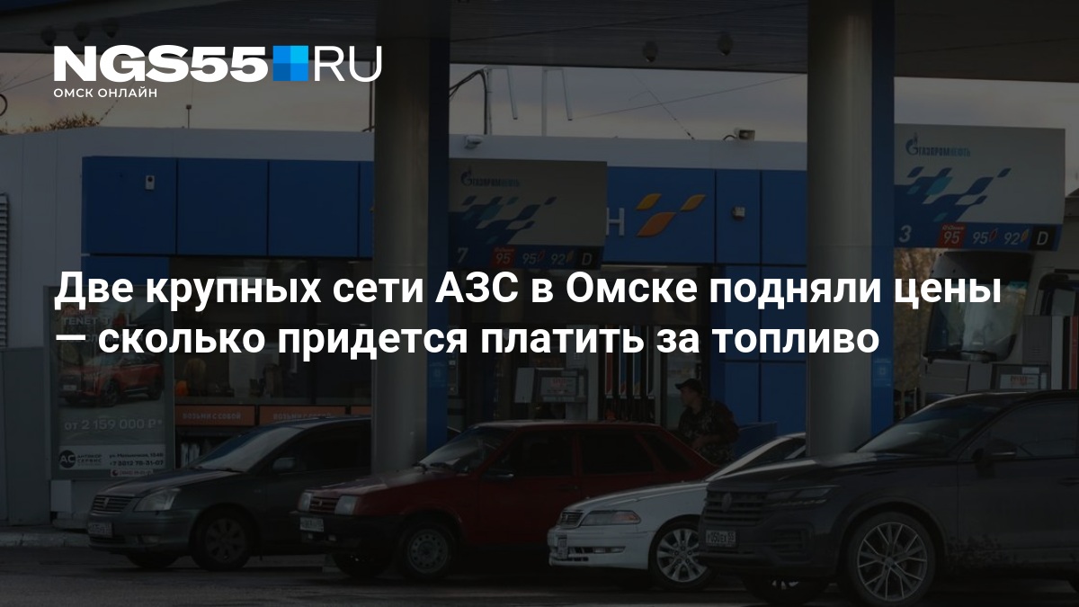 Две крупные сети АЗС в Омске подняли цены: сколько придется платить за топливо - 24 октября 2026 — НГС55.ру