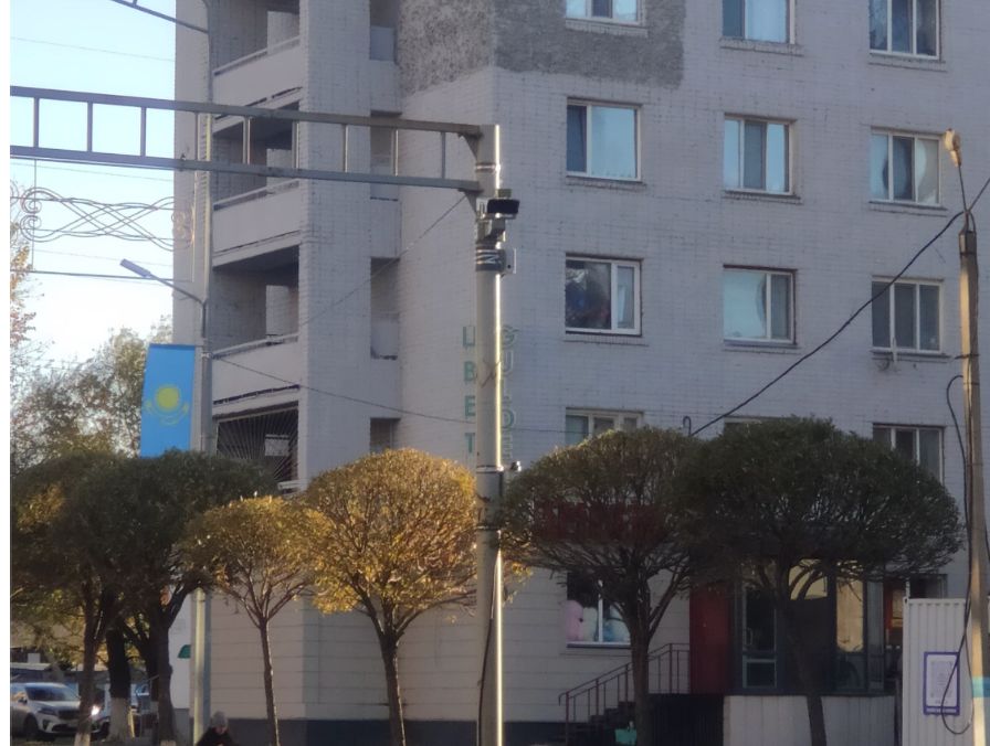 В Петропавловске на улице Жабаева заработала новая камера фиксации нарушений ПДД — Пkz Новости Казахстана