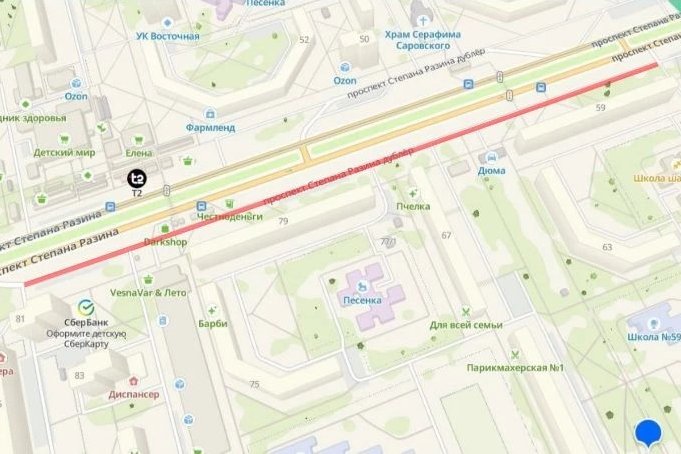 В Тольятти из-за ремонта дублёр проспекта Степана Разина до 30 августа закрыт для парковки — СитиТрафик