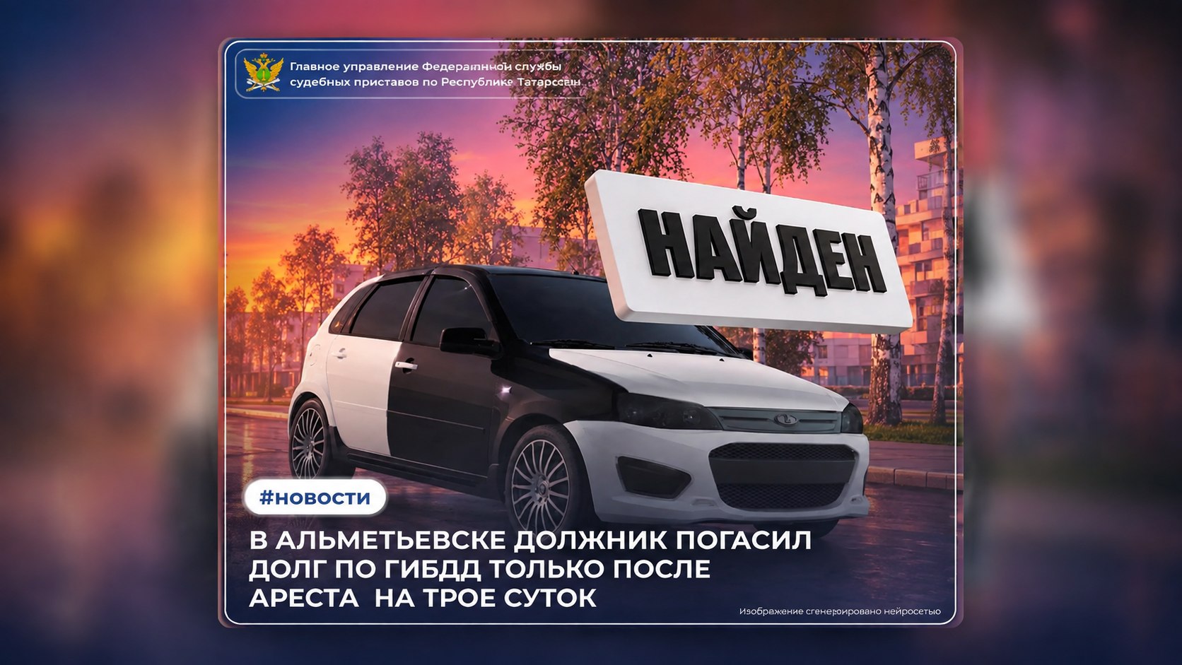 Неудачный визит: в Татарстане у должника арестовали машину, пока тот был у пристава — KazanFirst