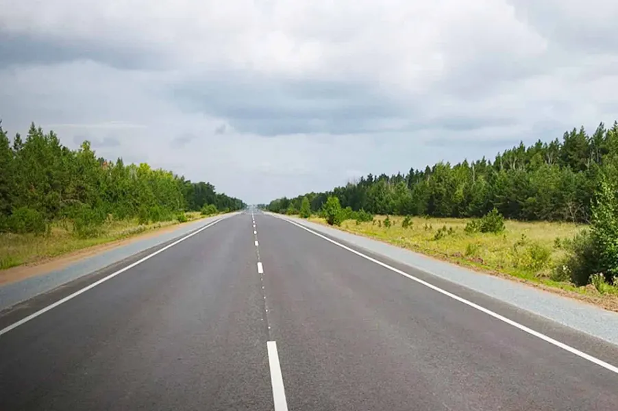 В Омской области обновили участок дороги к поселку Русская Поляна — Национальные проекты России