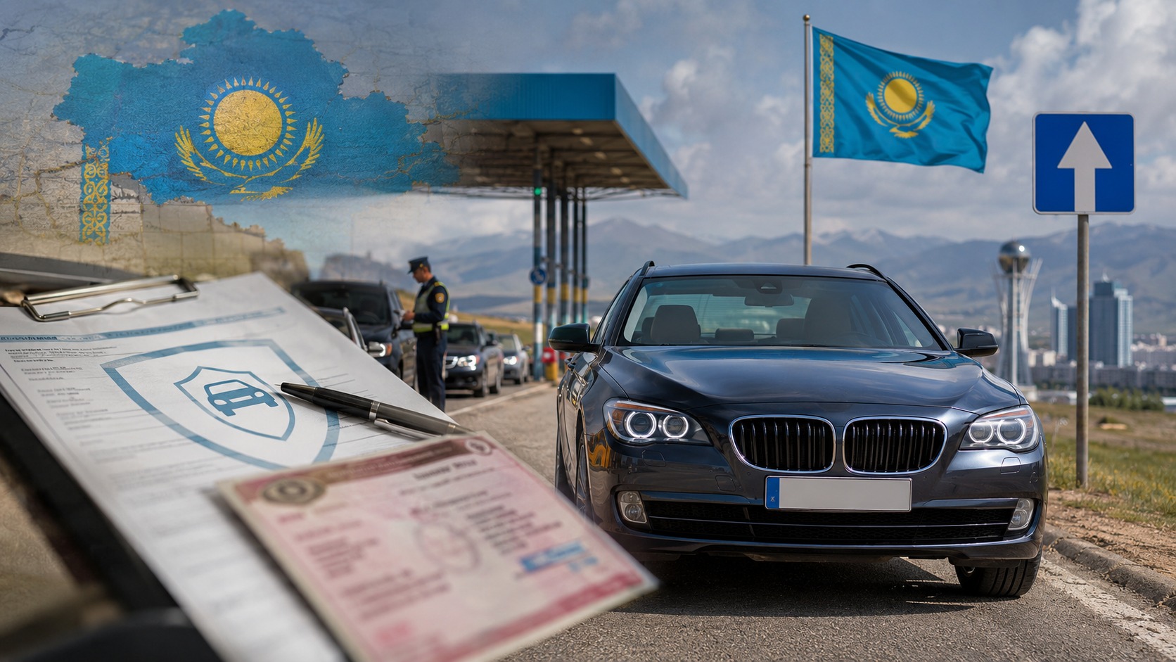 Машина на иностранных номерах: когда страховки в Казахстане мало — DKNews.kz