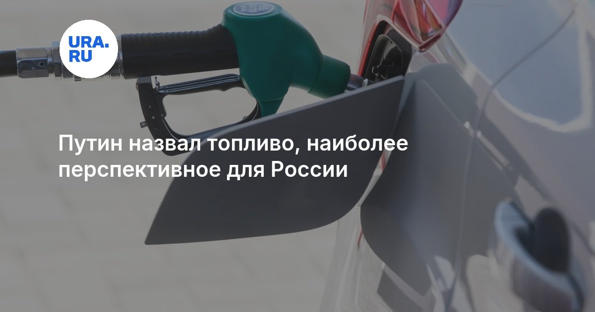 Путин назвал топливо, наиболее перспективное для России — URA.RU