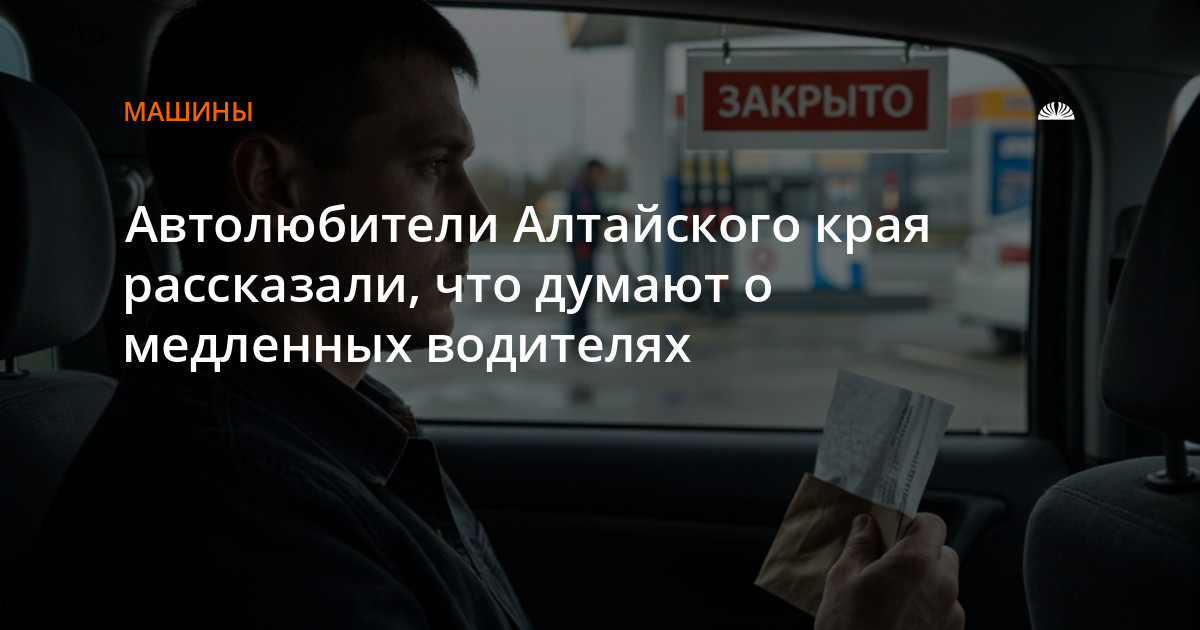 Автолюбители Алтайского края рассказали, что думают о медленных водителях — Алтапресс — новости Барнаула и Алтайского края