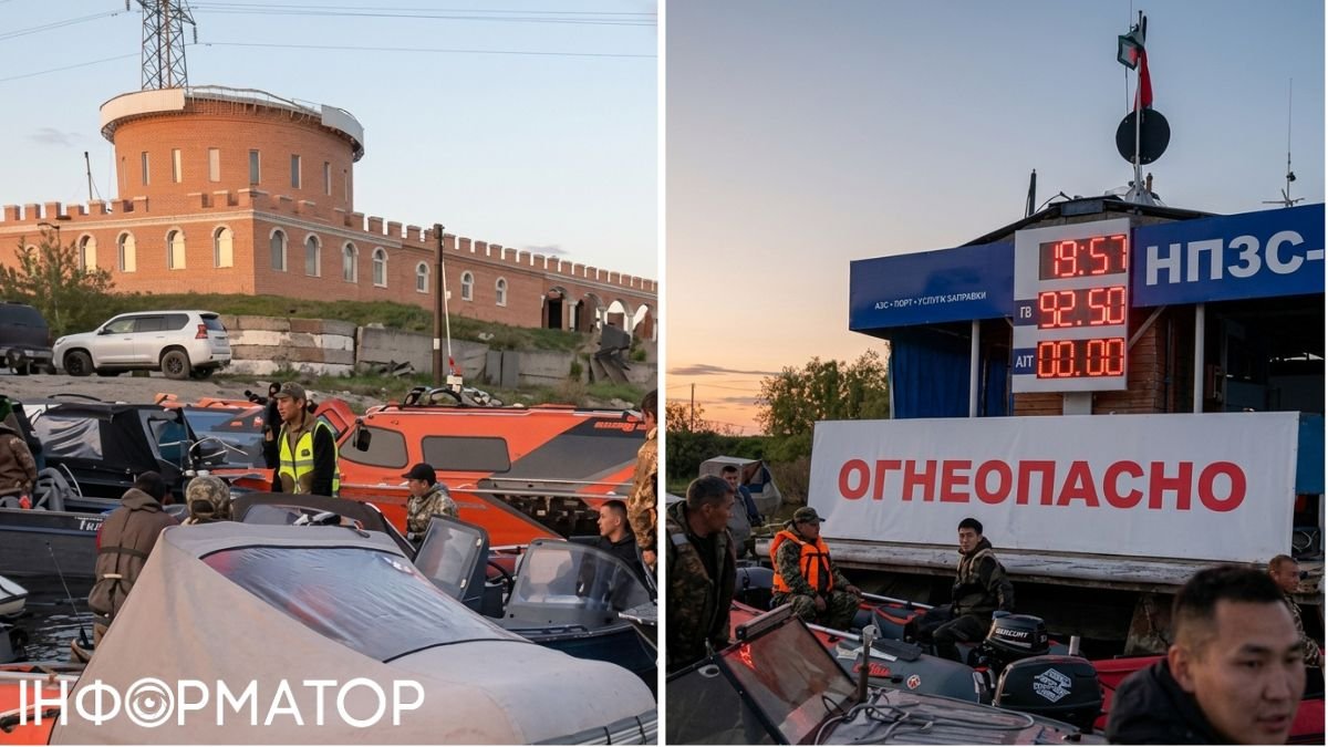 Очереди за бензином в России уже не только на суше – в Якутске они перешли на воду — informator.ua