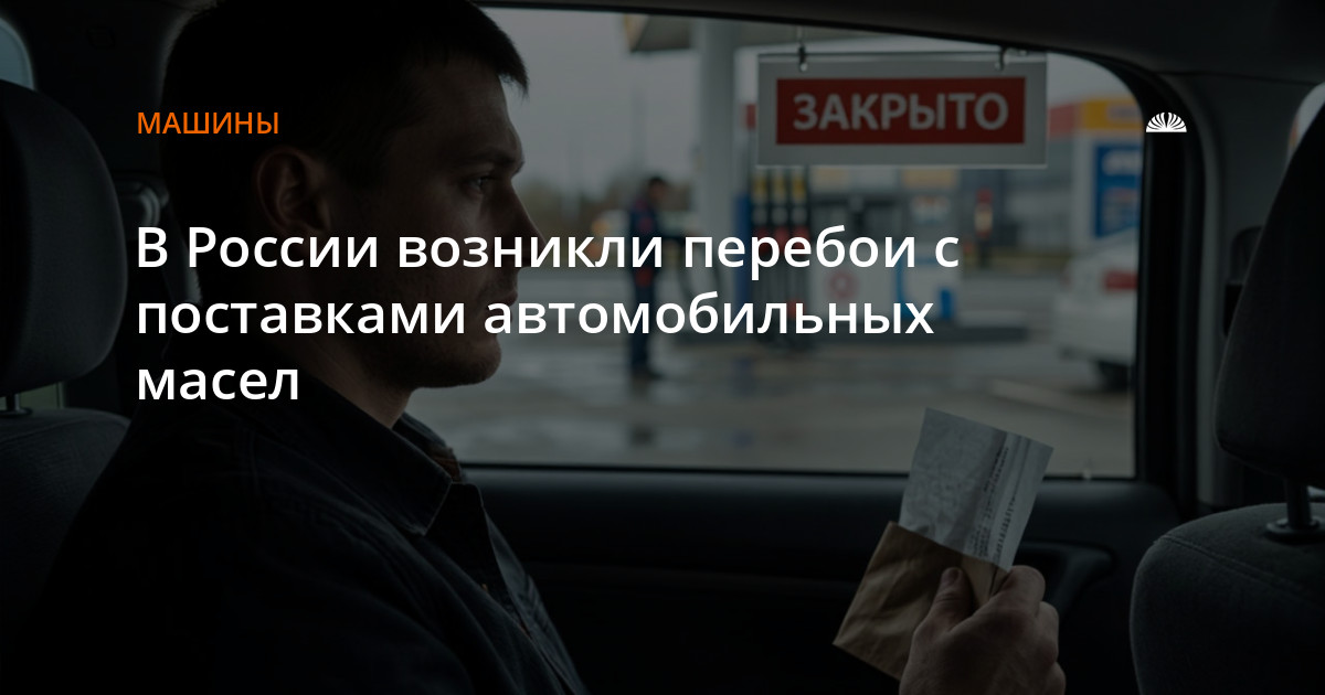 В России возникли перебои с поставками автомобильных масел — Алтапресс