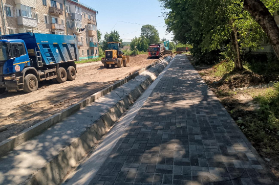 В Прогрессе капитально обновляют Советскую и Матросова — Порт Амур