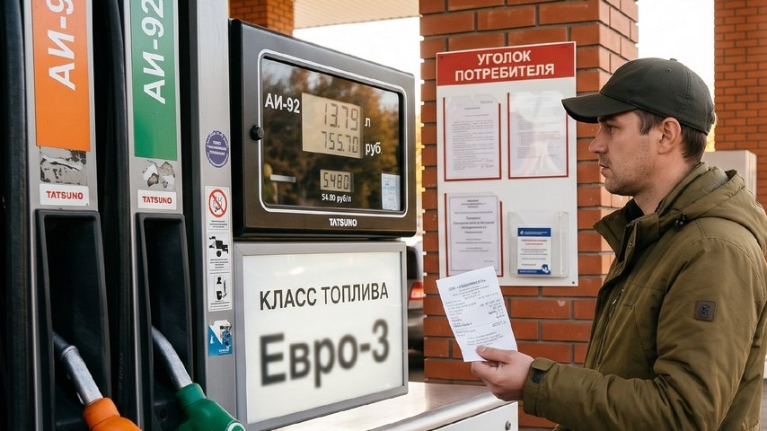 Экологический класс топлива должны указывать на колонках и в чеках — Ведомости Урал