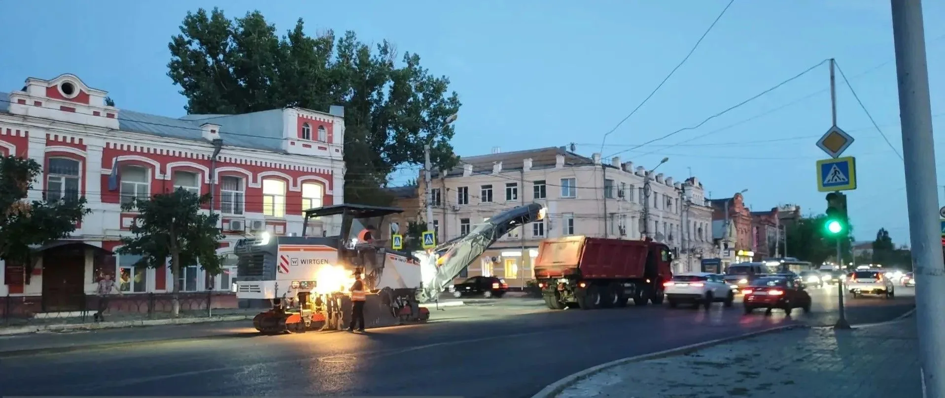 В Астрахани идет ремонт дороги к спортивному центру морской... — astrakhan.su