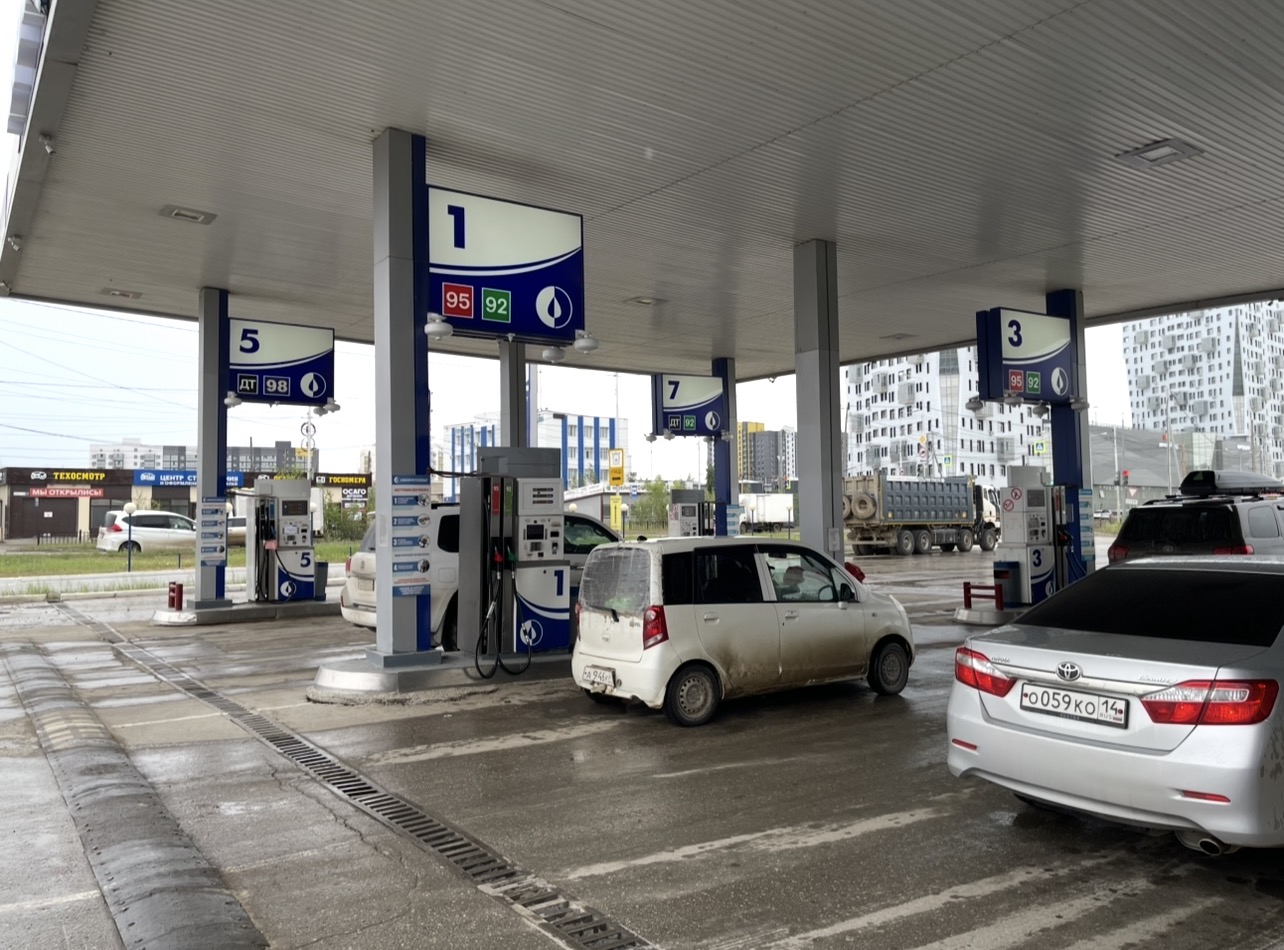 Топливо в Якутске: сводка на утро 25 августа — ЯСИА