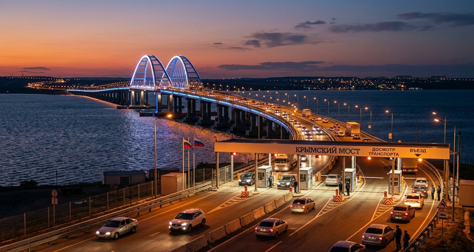 Крымский мост и трасса М‑4: проезд свободен, бензин есть, очереди локальные - вечер 25 августа — Tourprom