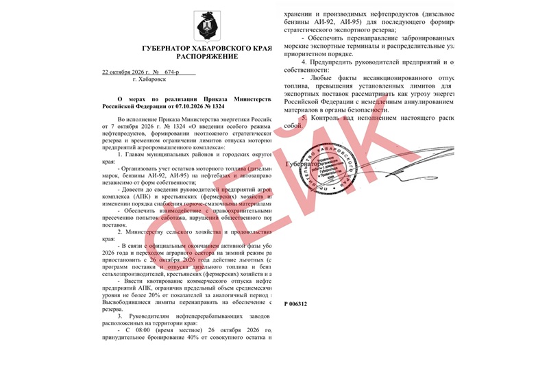 Фейк распространяется про ограничение топлива в Хабаровском крае: власти всё опровергли — PROKHAB.RU