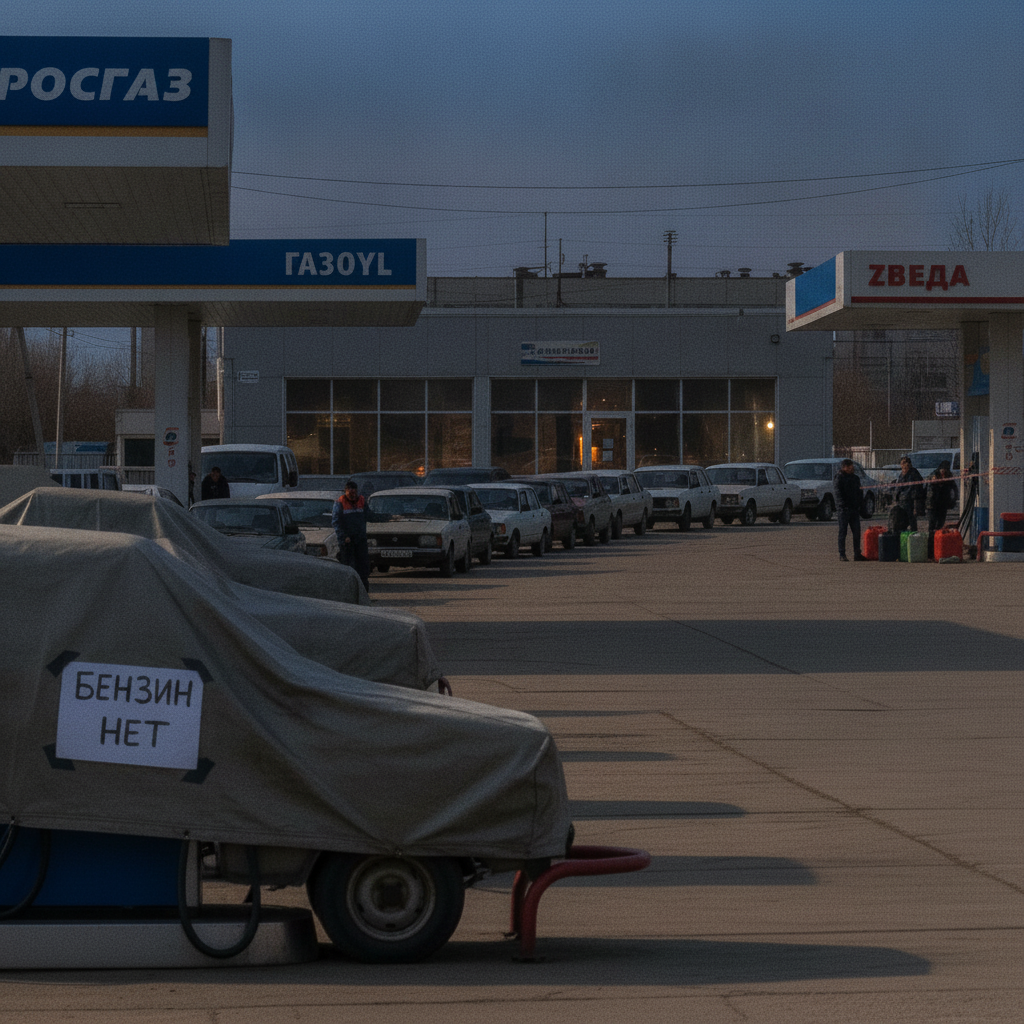 В России дефицит бензина: автозаправки одна за другой прекращают работу из-за ударов БПЛА Украины — 112.ua