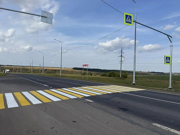 На трассе Киров – Малмыж – Вятские Поляны обновили пешеходные переходы — 1istochnik