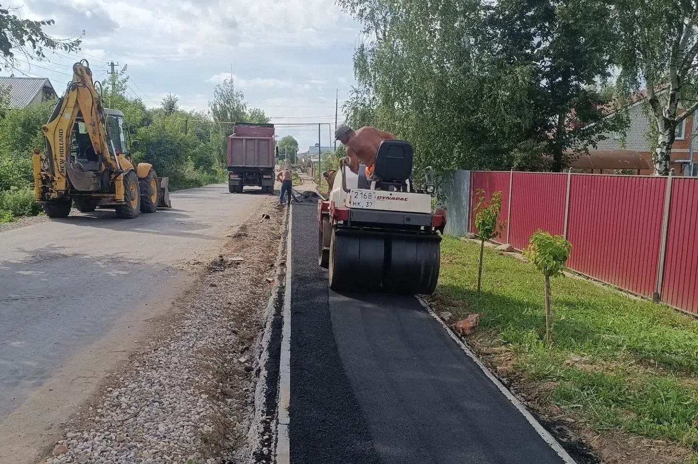 В Кинешме продолжается ремонт тротуаров — kineshemec.ru