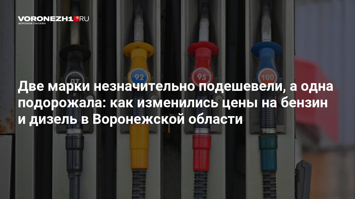 Две марки незначительно подешевели, а одна подорожала: как изменились цены на бензин и дизель в Воронежской области — Voronezh1.ru