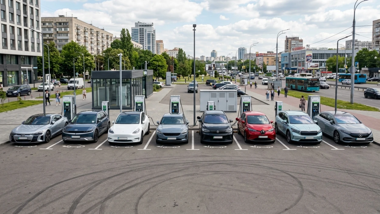 Зарядные станции для электромобилей в Украине в 2026 году: сколько их, сколько стоит зарядка и как выбрать станцию для дома - последние автоновости на autocentre.ua — autocentre.ua
