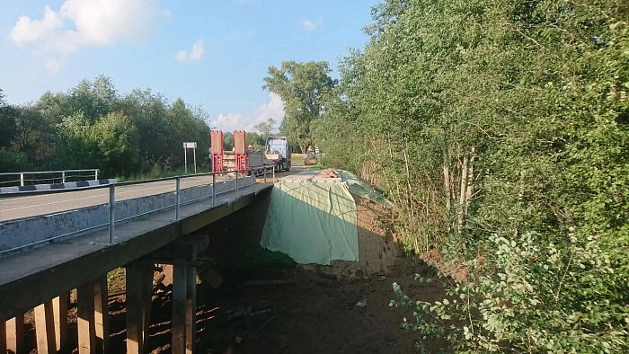 В Юрьянском районе начался ремонт моста через реку Шура — 1istochnik