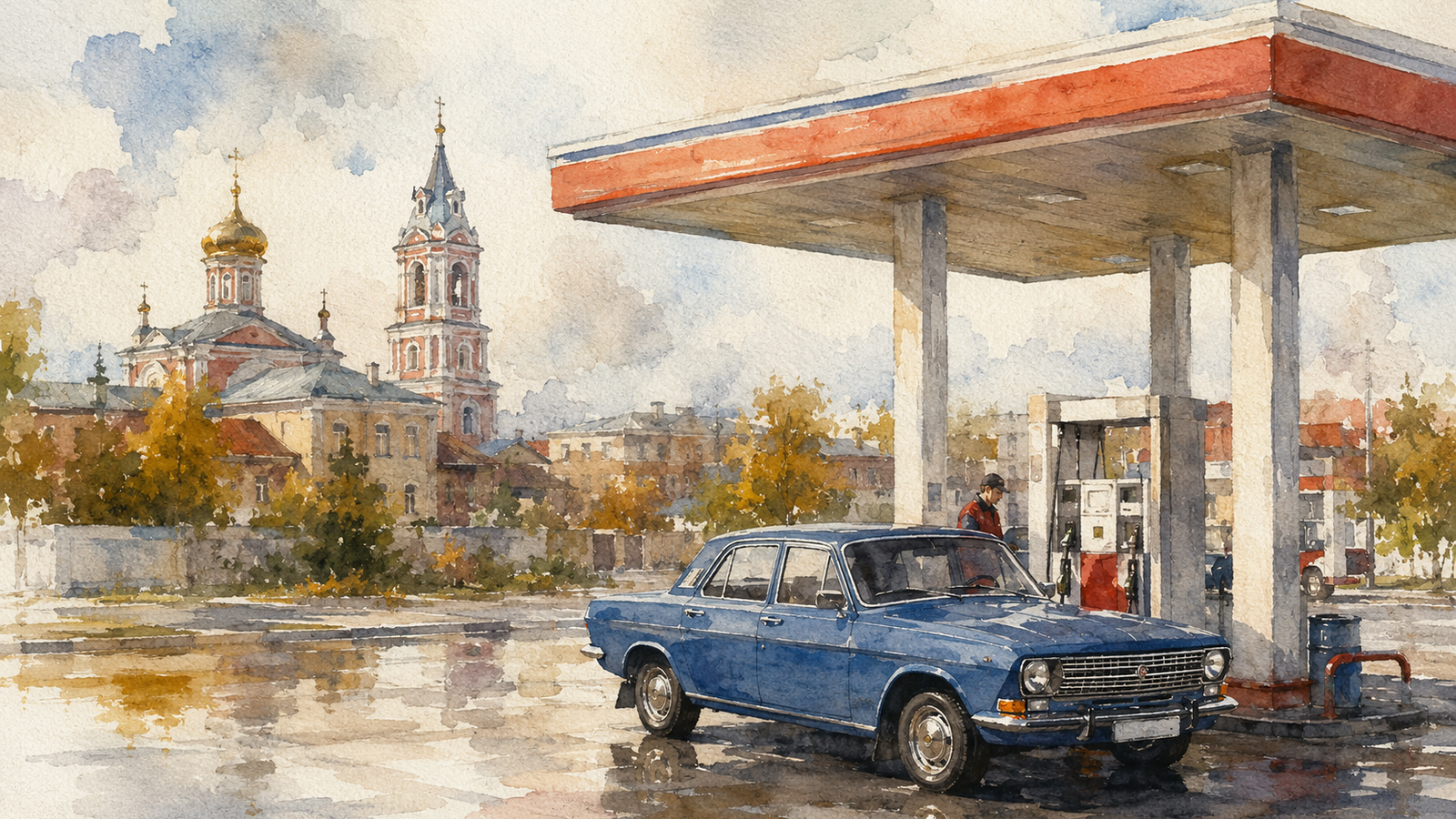 Карта заправок Родниках с наличием топлива